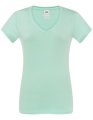 Dames T-shirt V hals JHK Sicilia Mint Green